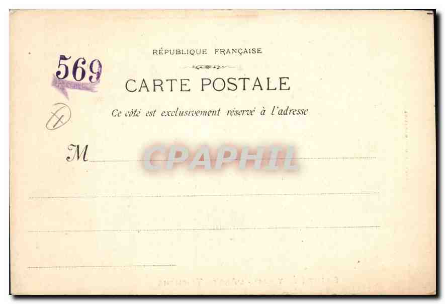 CPA Saint Remy L'Arc de Triomphe  — Rückseite