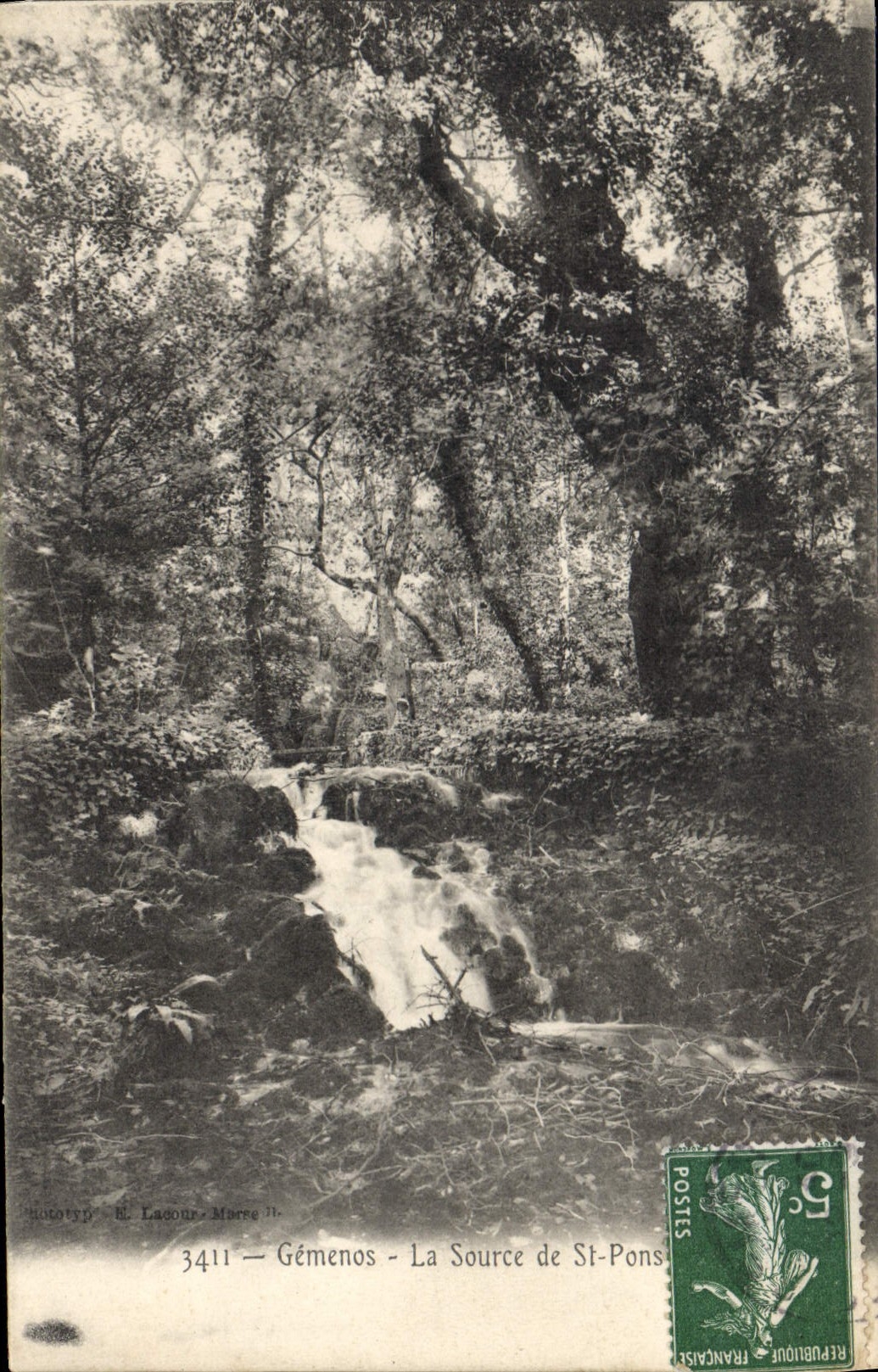 CPA Gemenos La Source de St Pons 