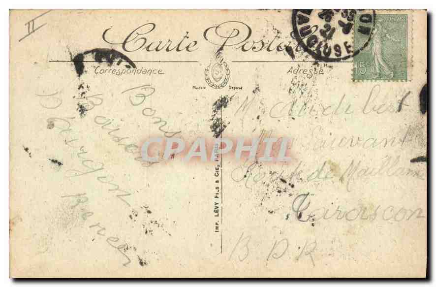 CPA La Provence  — Rückseite