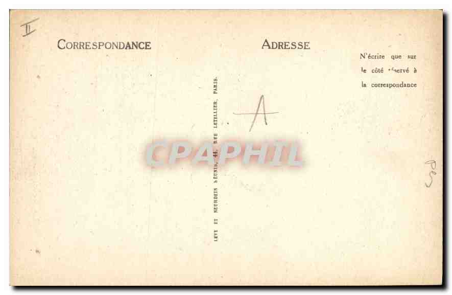 CPA Petrarque  — Rückseite