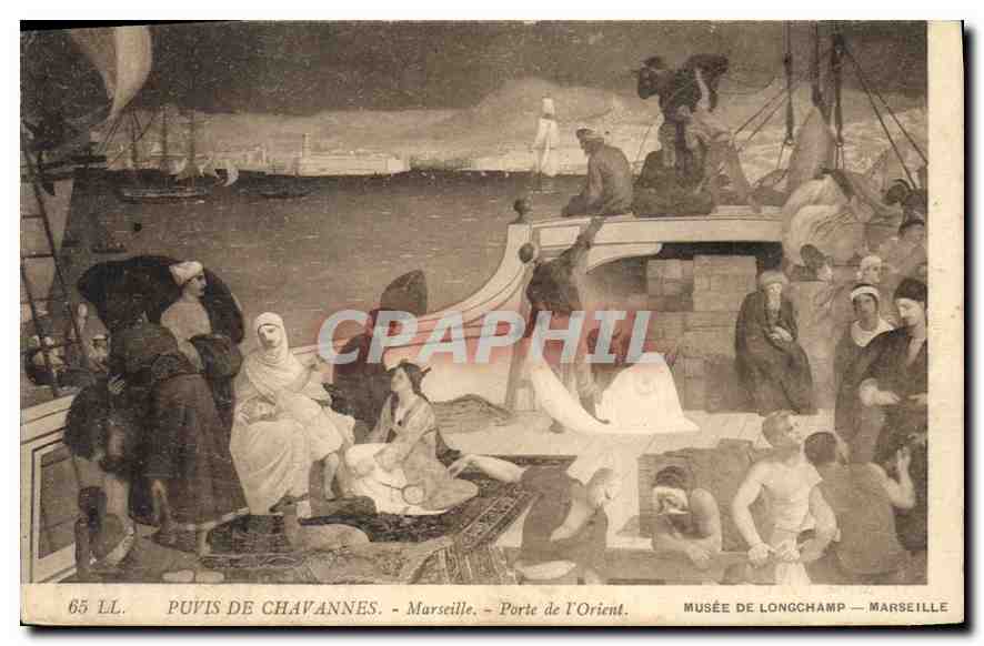 CPA Puvis de Chavannes Marseille Porte de l'Orient 