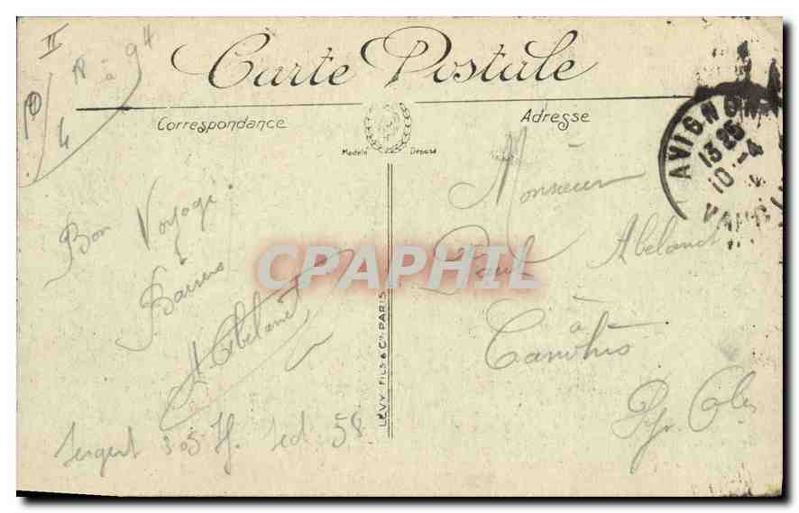 CPA La Provence  — Verso
