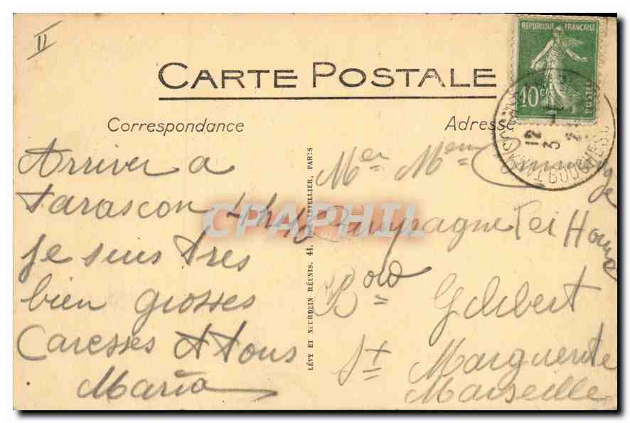 CPA La Provence  — Verso