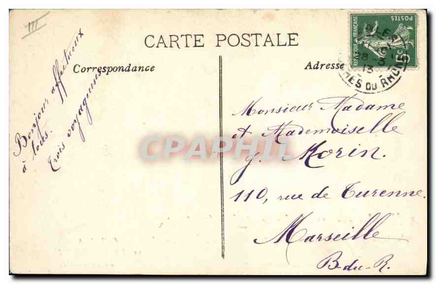CPA En Provence La Farandole  — Rückseite