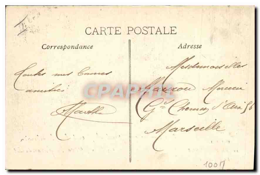 CPA En Provence La Farandole  — Verso