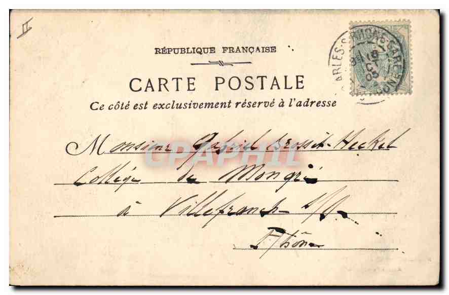 CPA Maillane La Farandole  — Rückseite