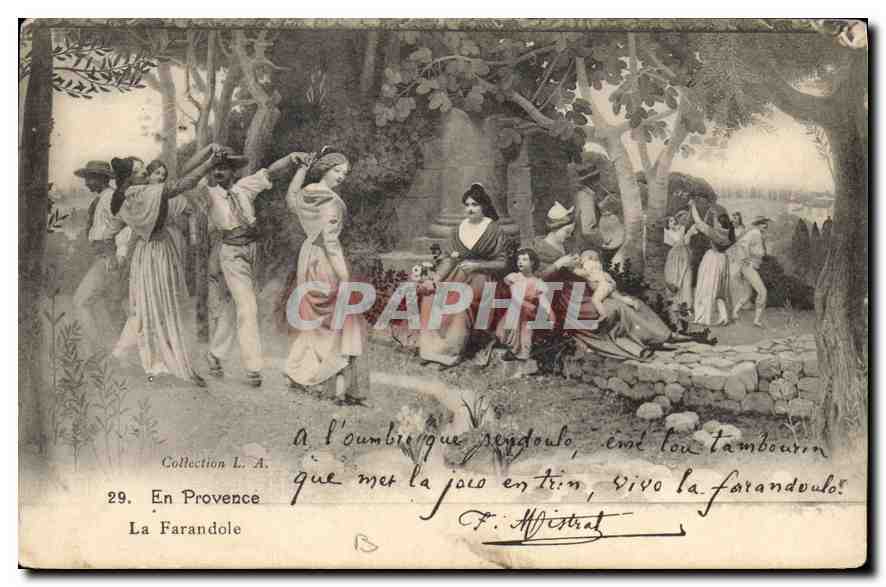 CPA En Provence La Farandole 