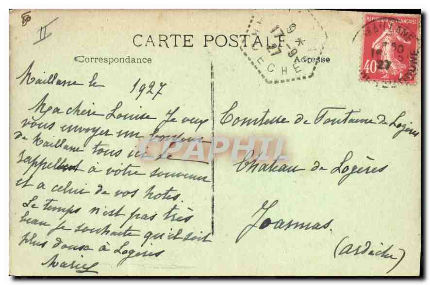 CPA En Provence La Farandole  — Verso