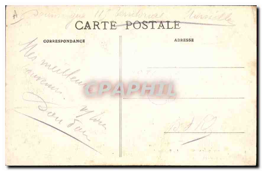 CPA Souvenir de Provence La Farandole  — Rückseite