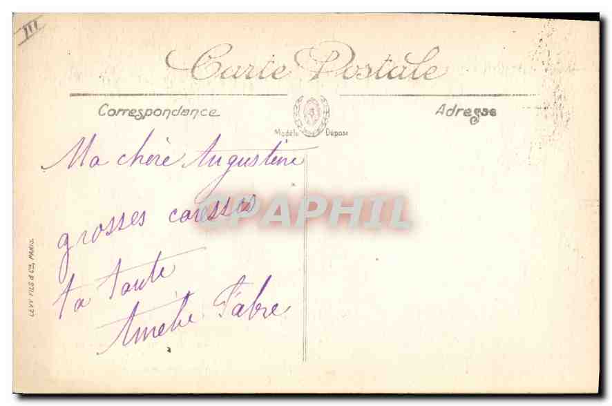 CPA En Provence La Farandole par Valere Bernard  — Verso