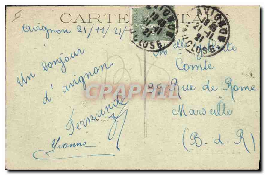 CPA La Farandole Provencale  — Rückseite