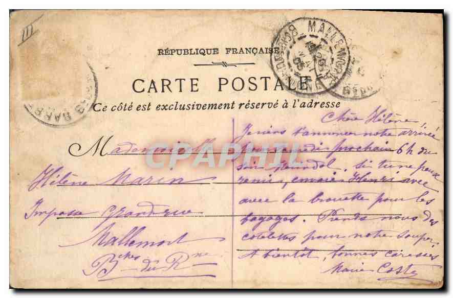 CPA En Provence La Farandole  — Rückseite