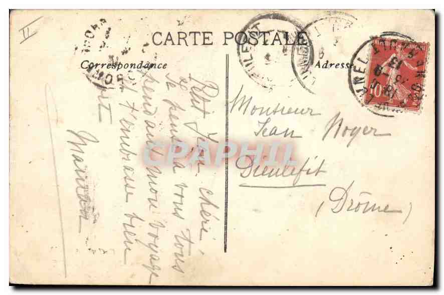 CPA En Provence La Farandole  — Verso