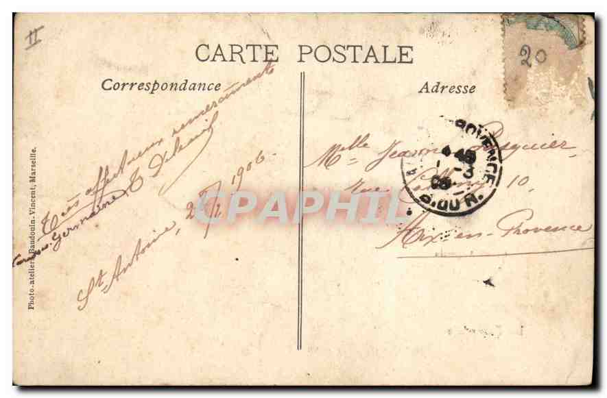 CPA En Provence La Farandole  — Verso