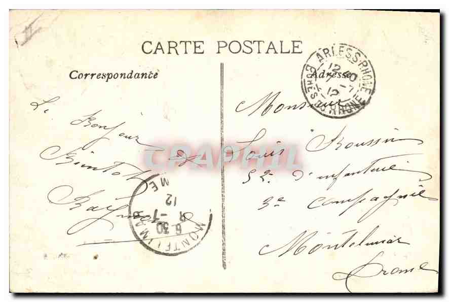 CPA En Provence La Farandole  — Rückseite