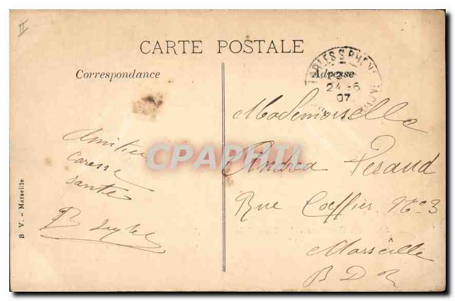 CPA En Provence La Farandole  — Verso
