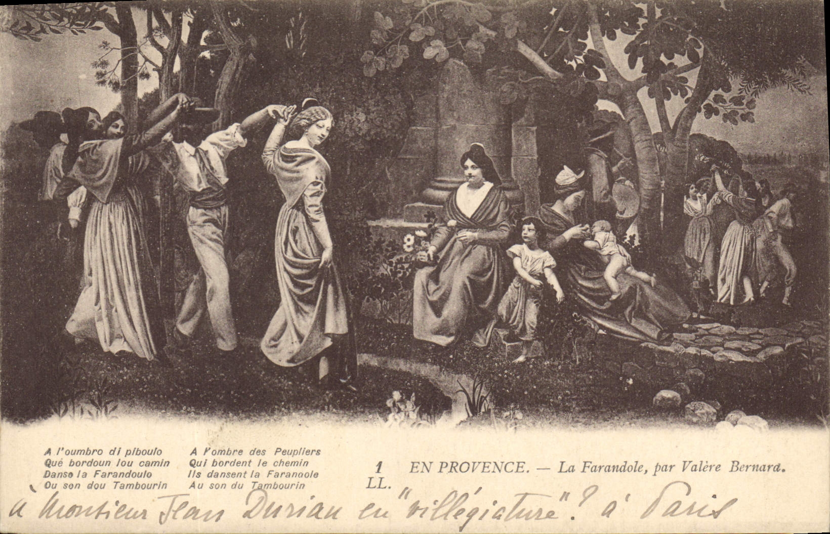 CPA En Provence La Faradole par Valere Bernard 