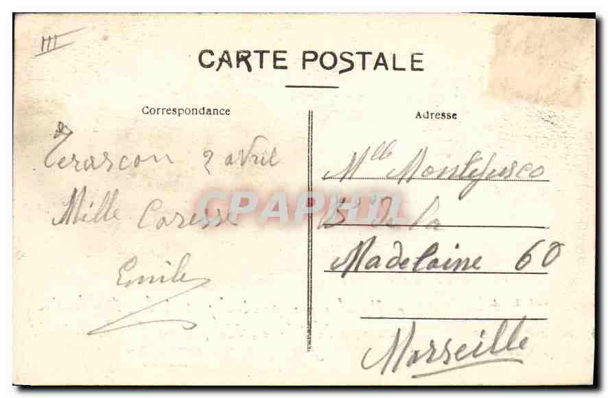 CPA En Provence La Farandole  — Rückseite