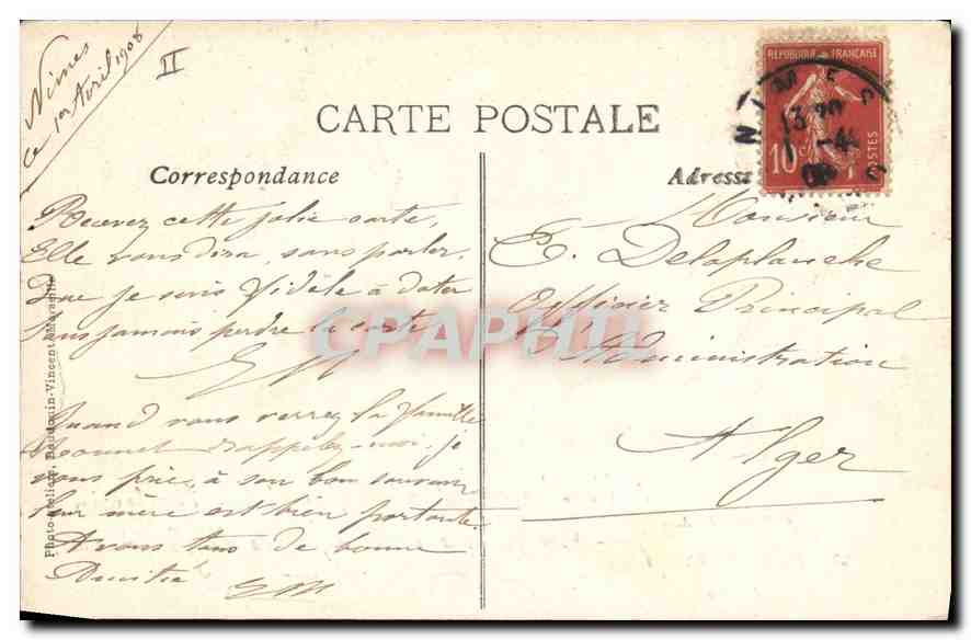 CPA En Provence La Farandole  — Verso