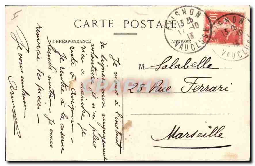 CPA La Farandole Provencale  — Verso