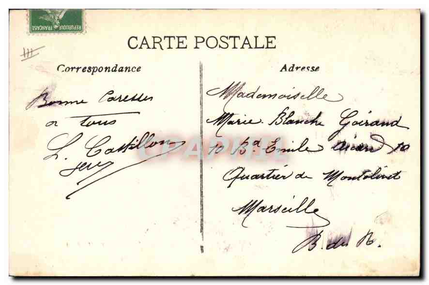 CPA En Provence La Farandole  — Verso