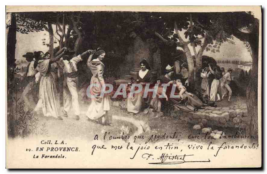 CPA En Provence La Farandole 