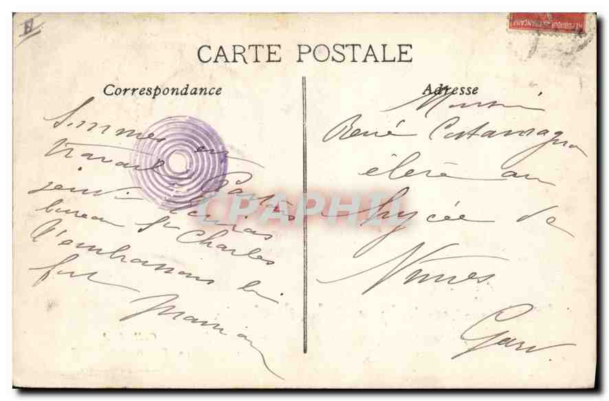 CPA En Provence La Farandole  — Verso