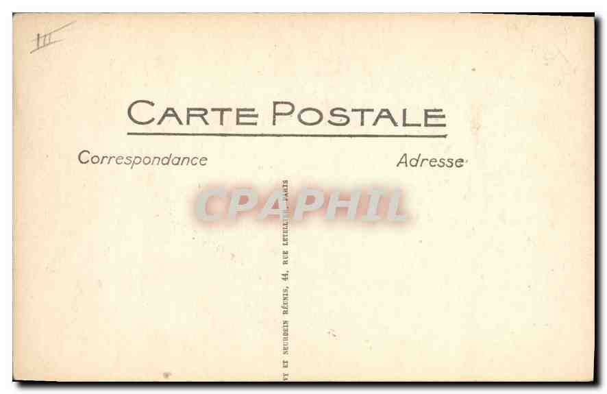 CPA En Provence La Farandole par Valere Bernard  — Verso