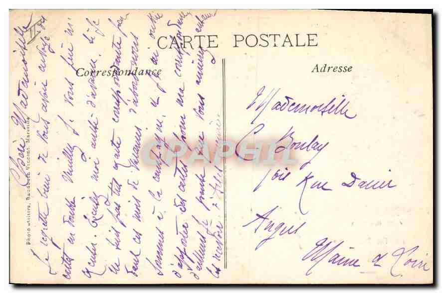 CPA En Provence La Farandole  — Verso
