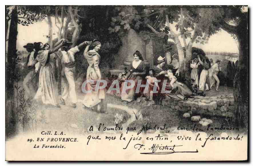 CPA En Provence La Farandole 