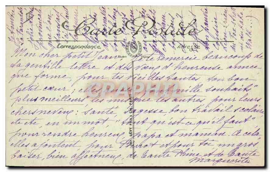 CPA En Provence La Farandole Par Valere Bernard  — Verso