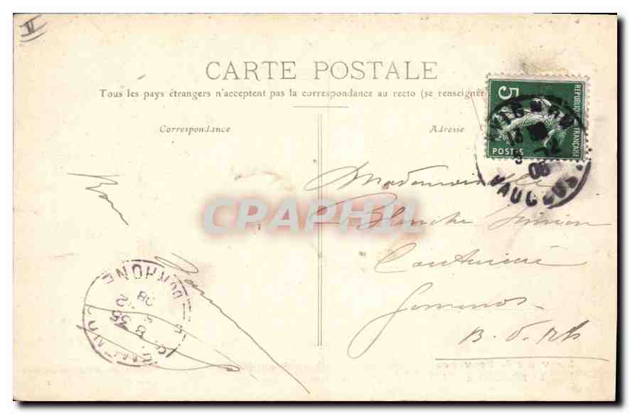 CPA Souvenir de Provence La Farandole  — Verso