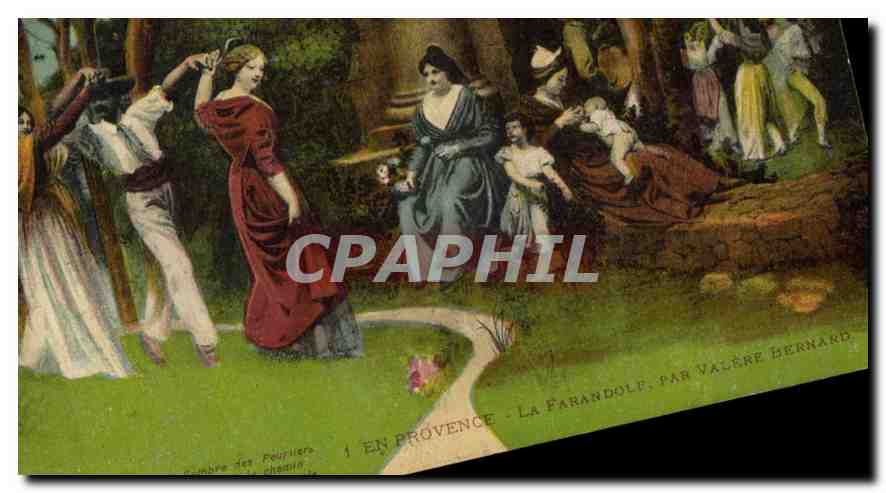 CPA En Provence La Farandole Par Valere Bernard 