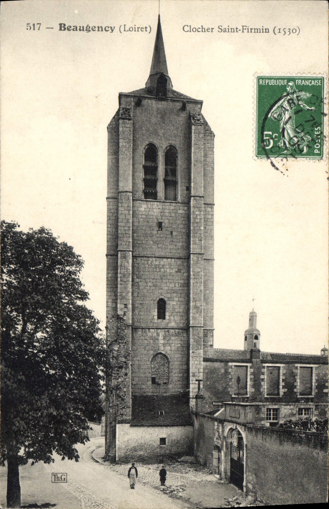 Beaugency (Loiret) — Clocher Saint-Firmin (1530) — PhG, n°517