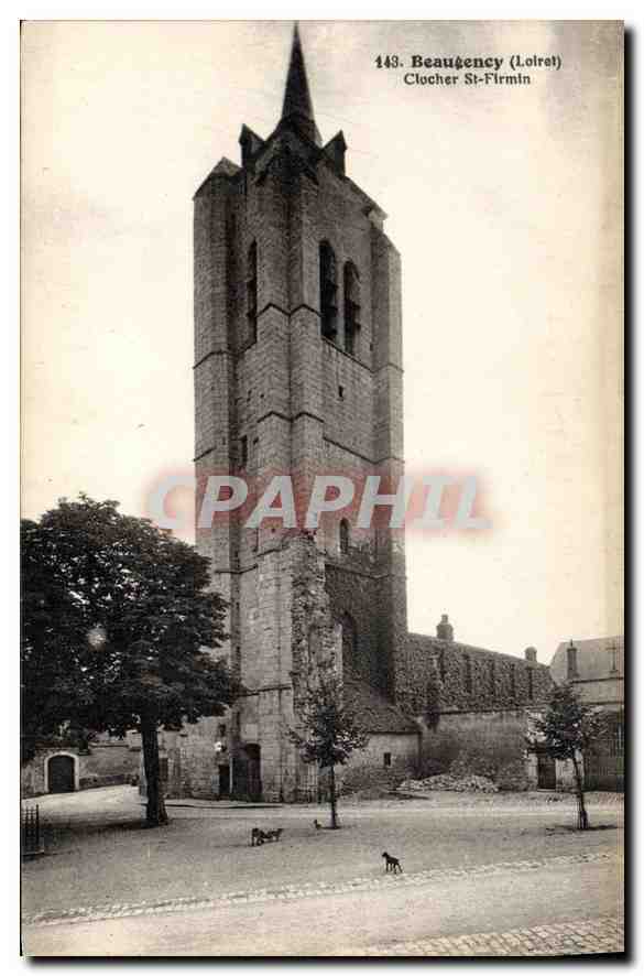 Beaugency (Loiret) — Clocher Saint-Firmin — L. Lenormand, Oridans