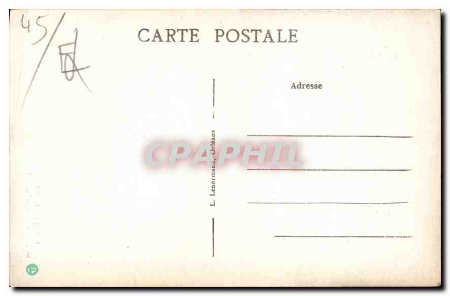 Beaugency (Loiret) — Clocher Saint-Firmin — L. Lenormand, Oridans — Back