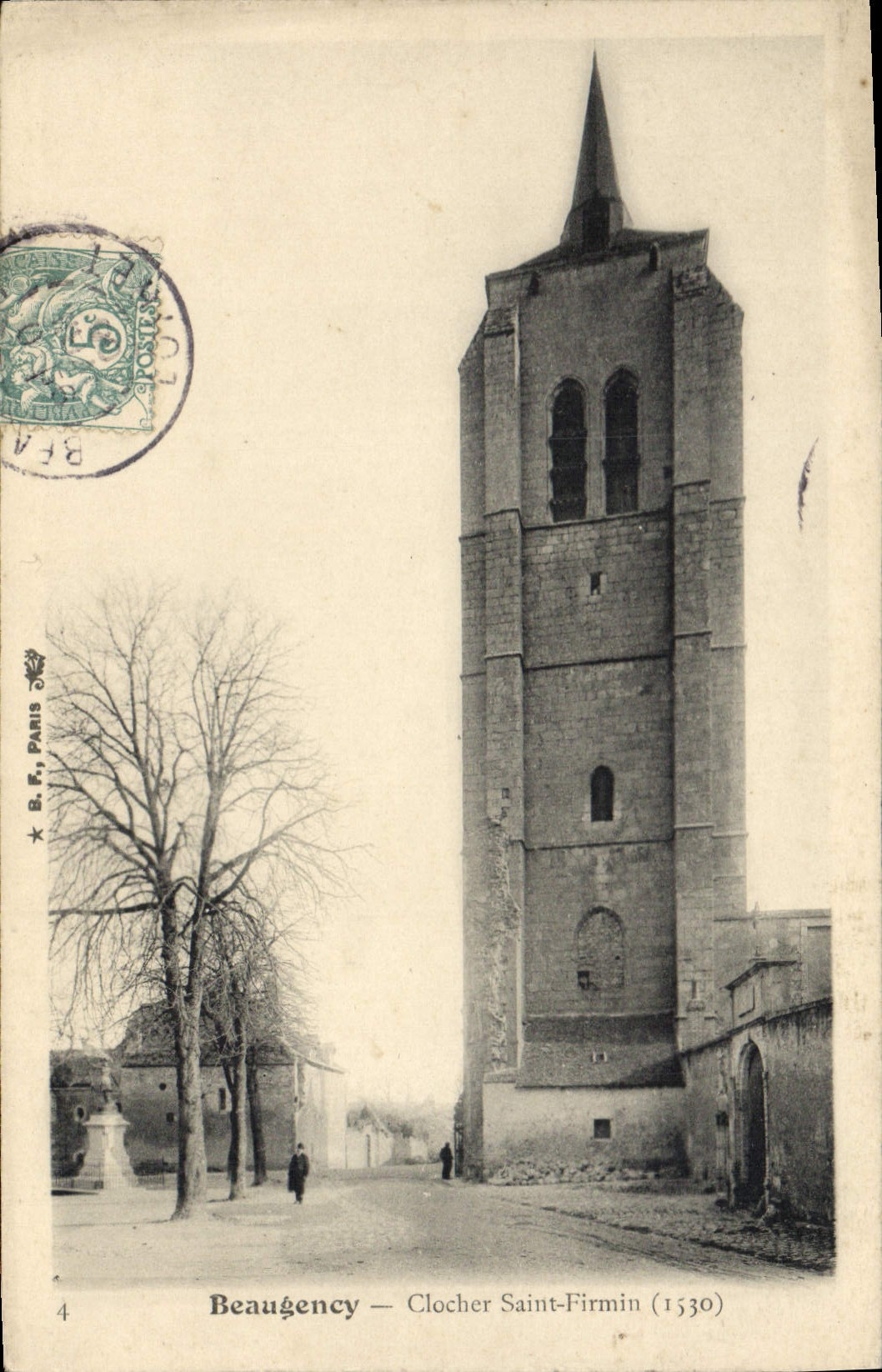 Beaugency — Clocher Saint-Firmin (1530) — B. F., Paris, n°4