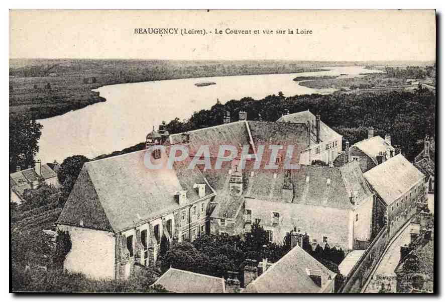 Beaugency (Loiret) - Le Couvent et vue sur la Loire