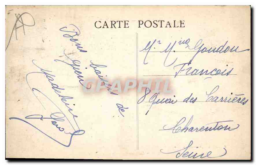 Gien — La promenade du port au bois — Édition Ma&e; Libraire - Gien — Verso