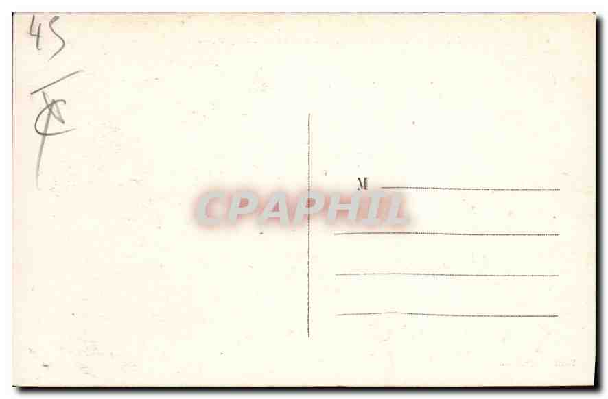 CPA Gien Loiret Ancien Chateau d'Anne de Beaujeu 1494  — Verso