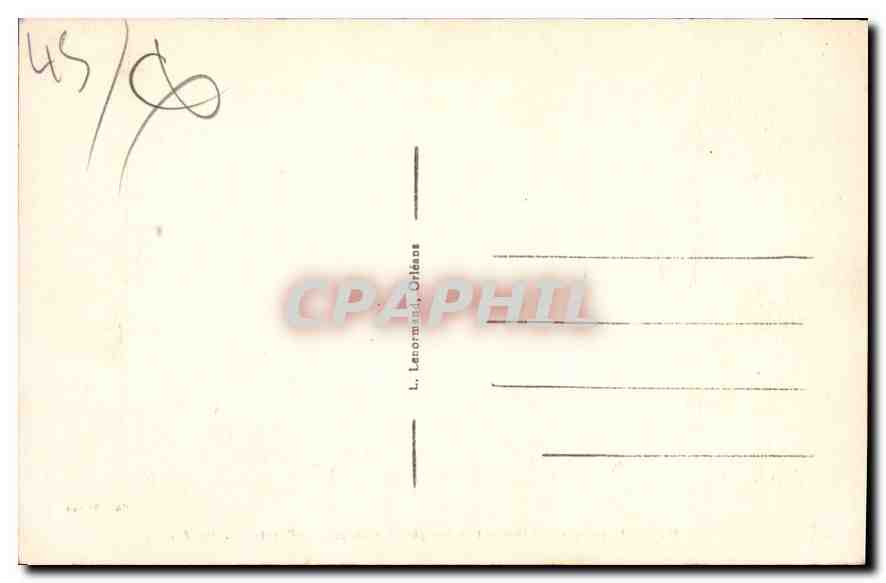 Vue générale de Gien — gravure ancienne — Coll. Trippa — Back