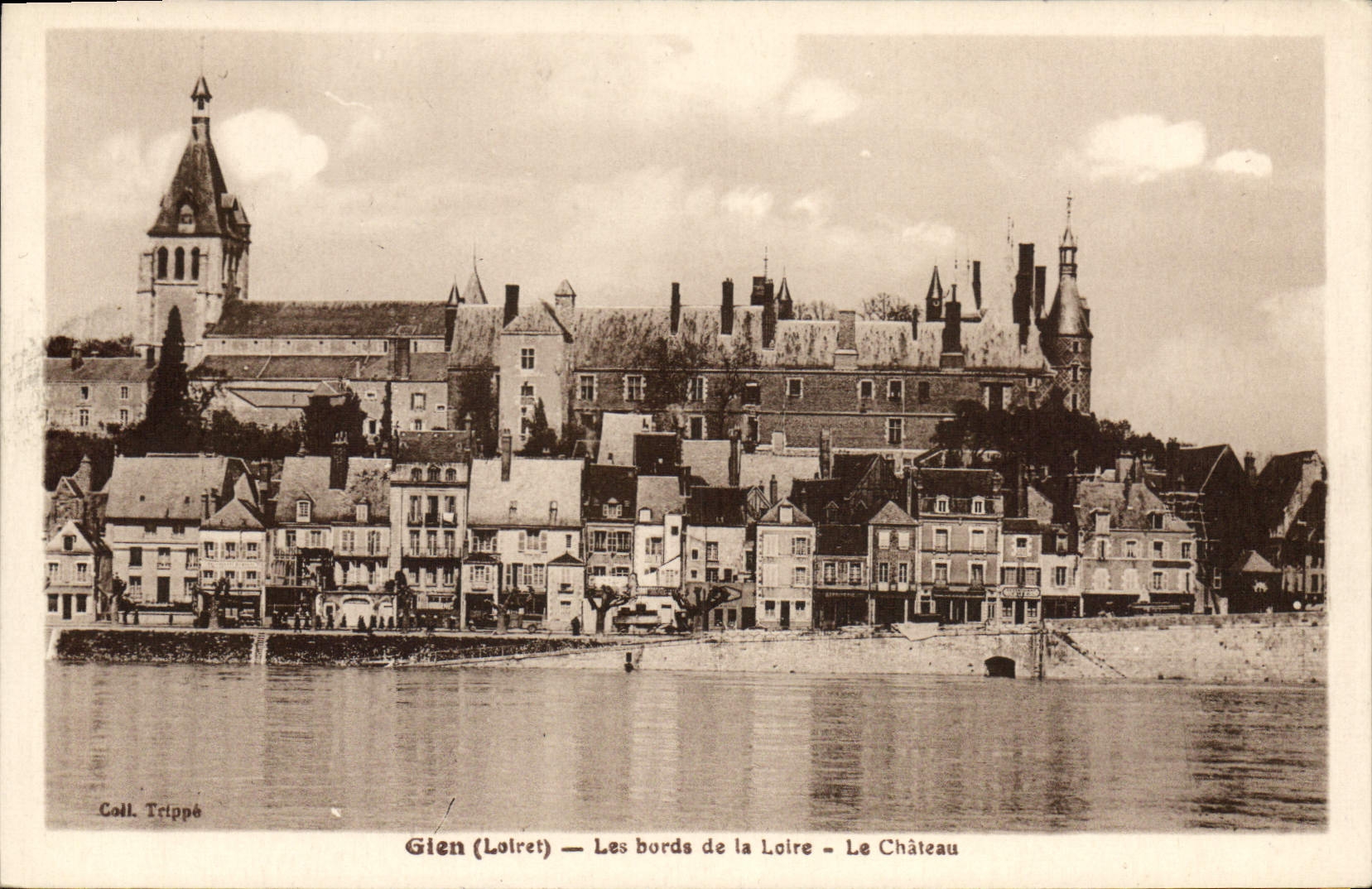 Glen (Loiret) — Les bords de la Loire — Le Château — Coll. Trippé