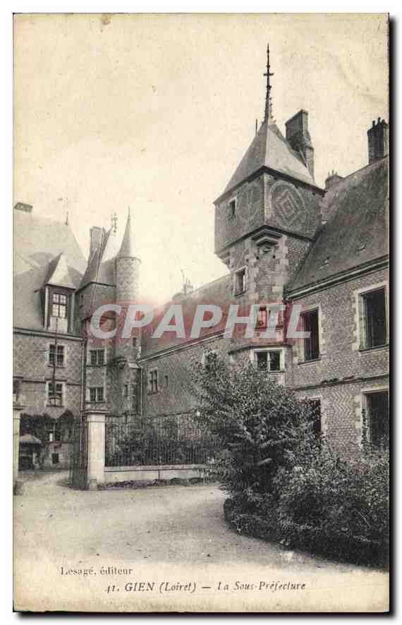 Gien (Loiret) — La Sous-Préfecture — Lesagé, éditeur, n°41