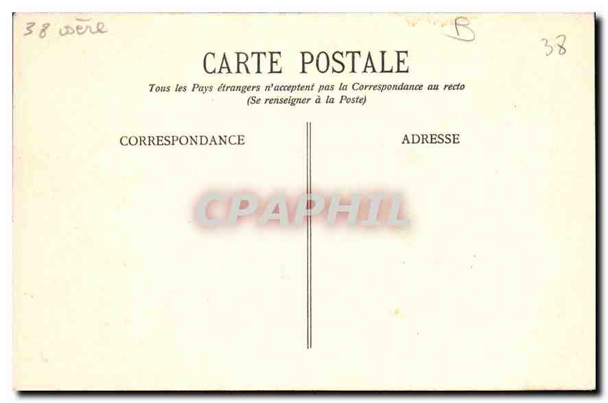 CPA Le Pont de l'Esplanade et les forts  — Rückseite