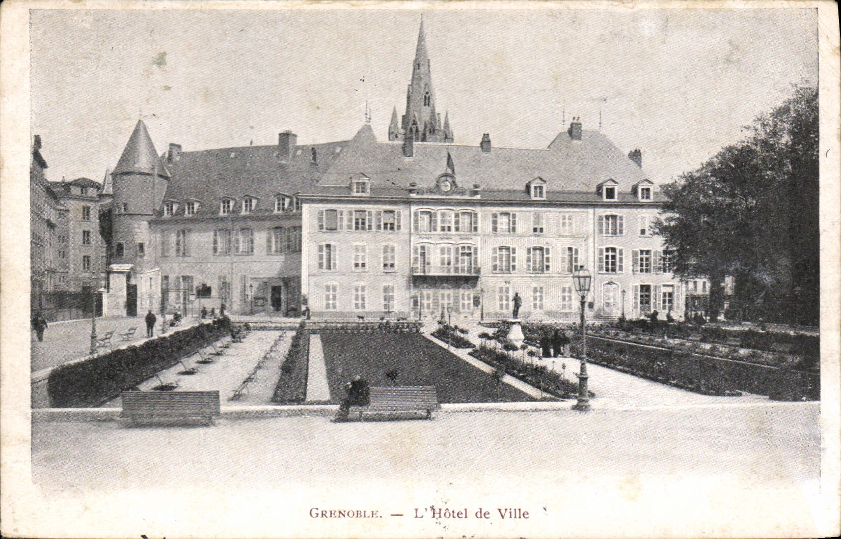 Grenoble — L'Hôtel de Ville — éditeur anonyme, n° de série non visible