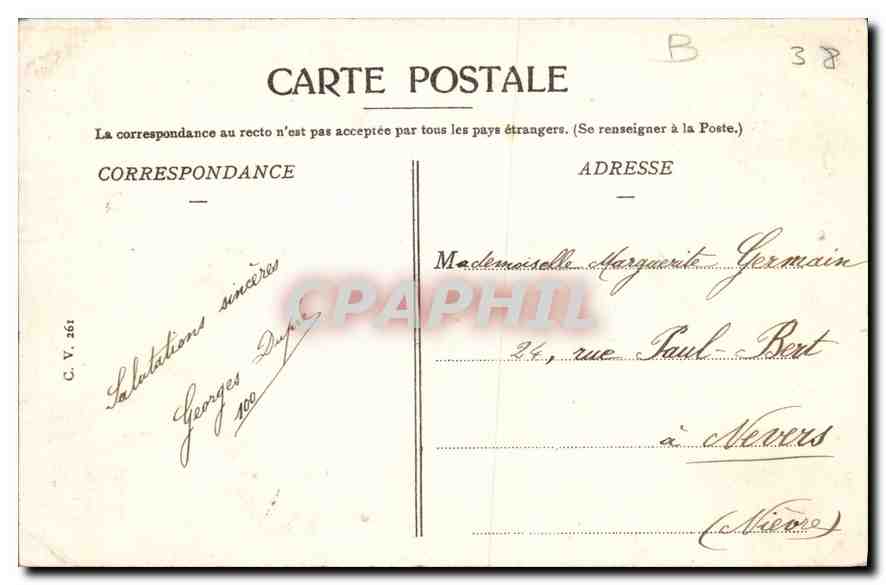 CPA Grenoble Le Nouveau Pont de fer suspendu et les Alpes  — Rückseite
