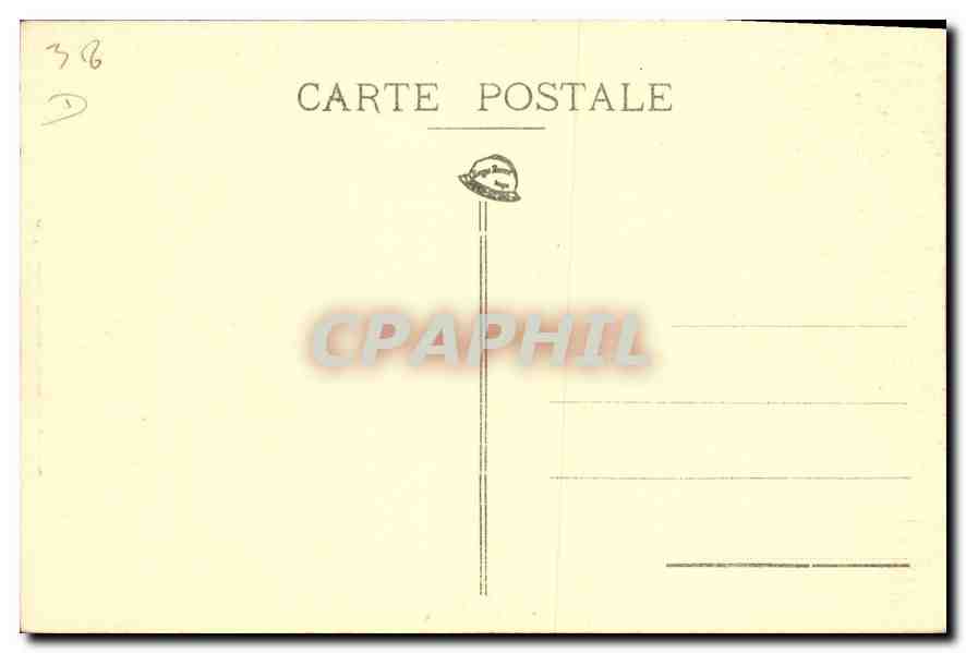 CPA Grenoble Exposition Internationale Houille Blanche et Tourisme Section forestiere Un coin de rep — Rückseite