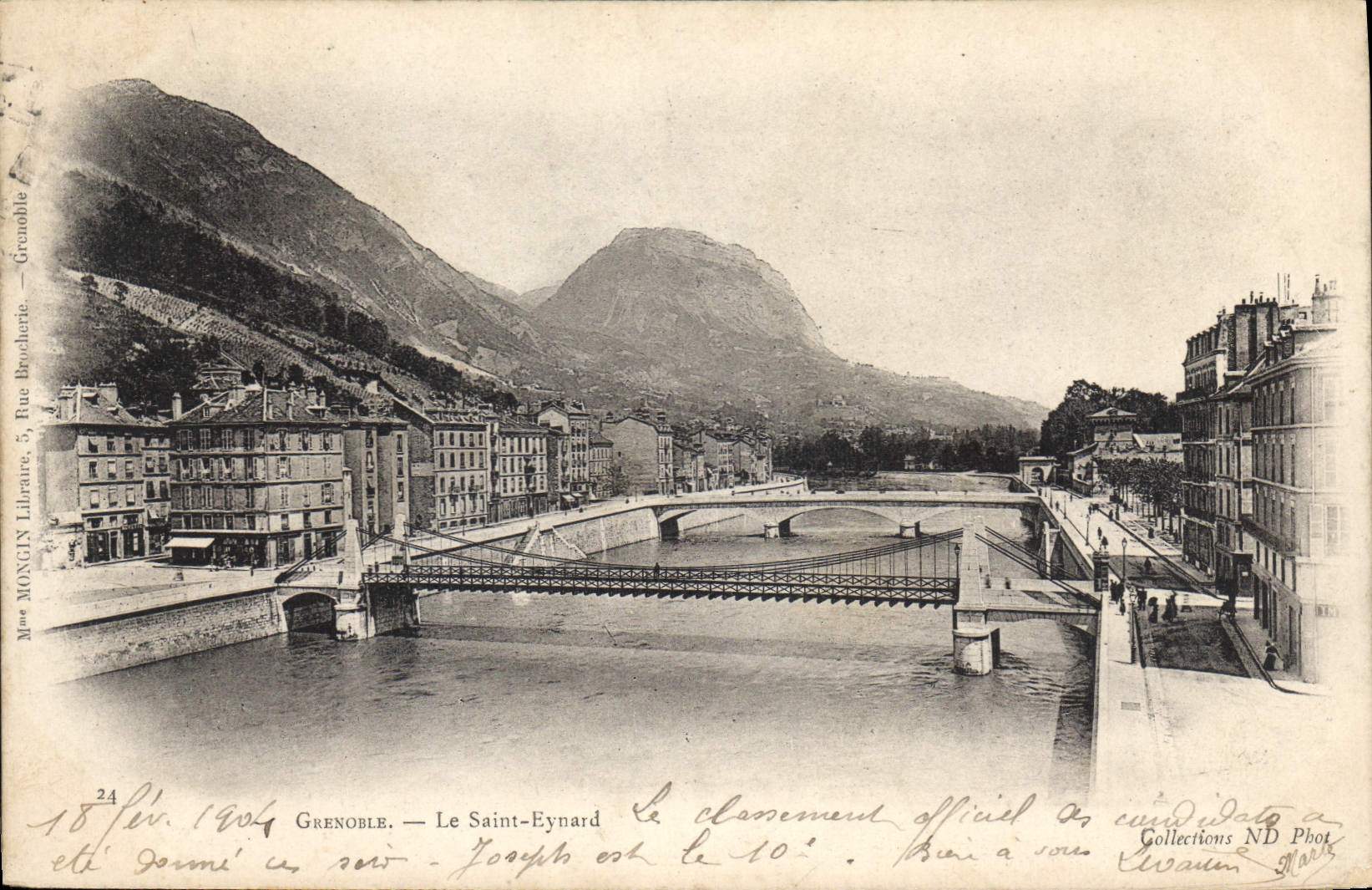 Grenoble — Le Saint-Eynard — Le clônement officiel du pont à son ouverture