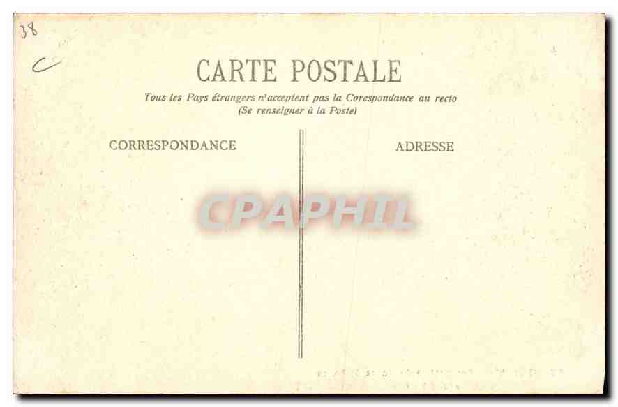 CPA Grenoble Perspective du Cours St Andre  — Back