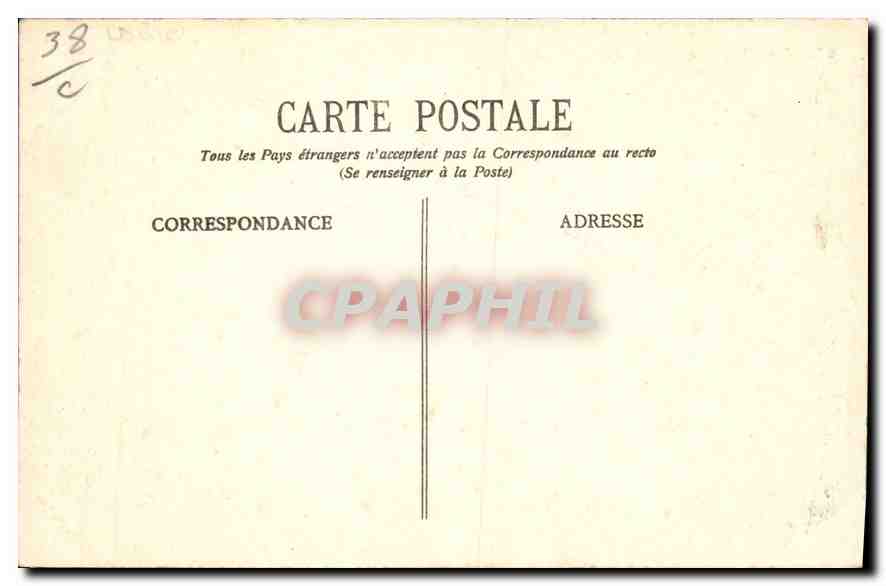Grenoble - Le Pont de l'Esplanade et le Casque de Néron - E. R. — Verso